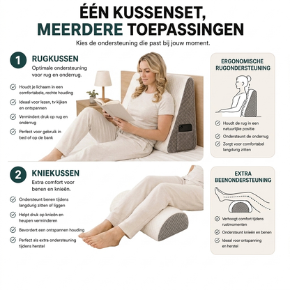 Fysora™ Ergonomisch Wigkussen Set