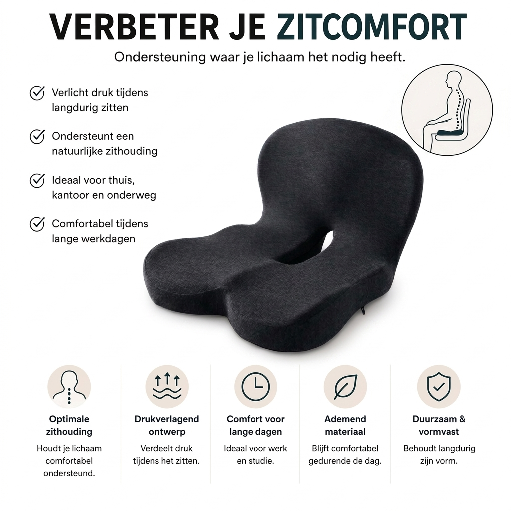Fysora™ Orthopedisch Zitkussen