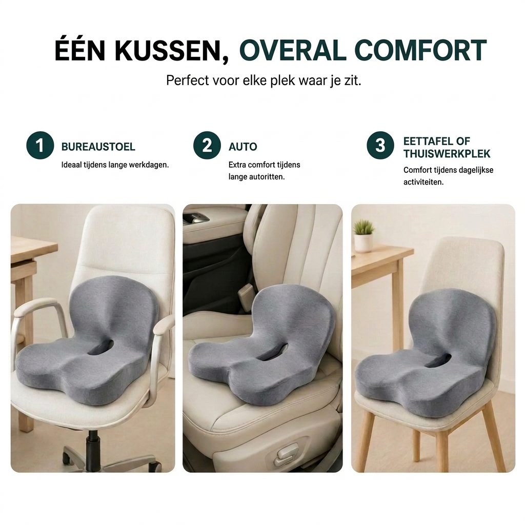 Fysora™ Orthopedisch Zitkussen