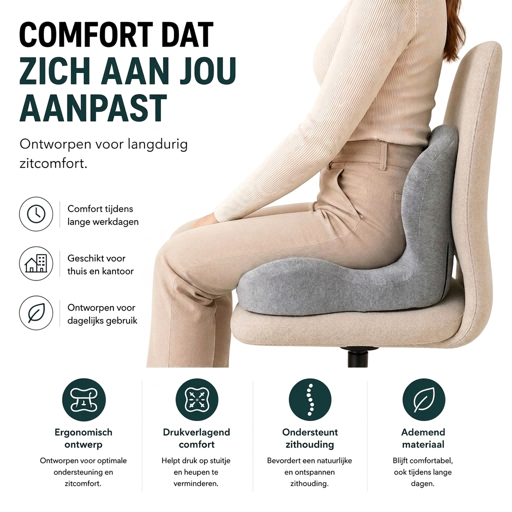 Fysora™ Orthopedisch Zitkussen
